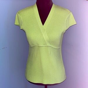 Rib knit summer sweater